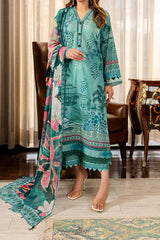 Signature Prints by Nureh Unstitched 3 Piece Printed Lawn Suit-SP-90