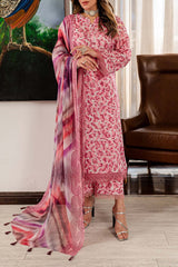 Signature Prints by Nureh Unstitched 3 Piece Printed Lawn Suit-SP-91
