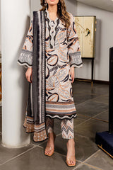 Signature Prints by Nureh Unstitched 3 Piece Printed Lawn Suit-SP-93