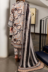 Signature Prints by Nureh Unstitched 3 Piece Printed Lawn Suit-SP-93