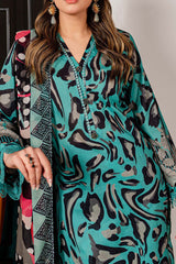 Signature Prints by Nureh Unstitched 3 Piece Printed Lawn Suit-SP-95