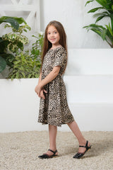 Sprinkles Stitched 1 Piece Summer Shirts Kids Collection'2025-Savannah Siren Allover Print Tunic Dress
