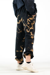 Sprinkles Stitched 1 Piece Summer Bottoms Women Collection'2025-Jewel Tie Die Wide Leg Pant