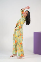 Sprinkles Stitched 2 Piece Summer Co Ord Sets Women Collection'2025-Serene Meadows - Slub Cotton