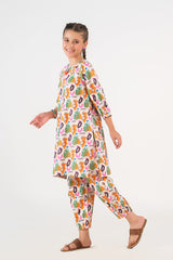Sprinkles Stitched 2 Piece Summer Co Ord Sets Kids Collection'2025-Boho Bliss - Slub Cotton