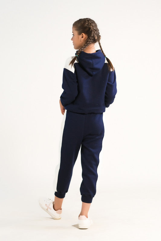 Sprinkles Stitched 2 Piece Winter Co Ord Sets Kids Collection'2025-Cozy Cloud Set - Navy