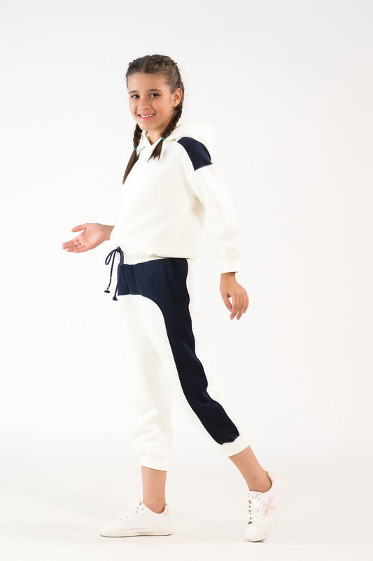 Sprinkles Stitched 2 Piece Winter Co Ord Sets Kids Collection'2025-Cozy Cloud Set - White