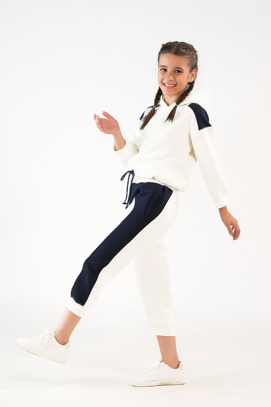 Sprinkles Stitched 2 Piece Winter Co Ord Sets Kids Collection'2025-Cozy Cloud Set - White