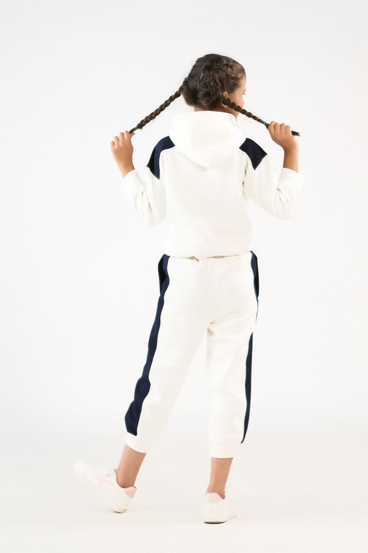Sprinkles Stitched 2 Piece Winter Co Ord Sets Kids Collection'2025-Cozy Cloud Set - White