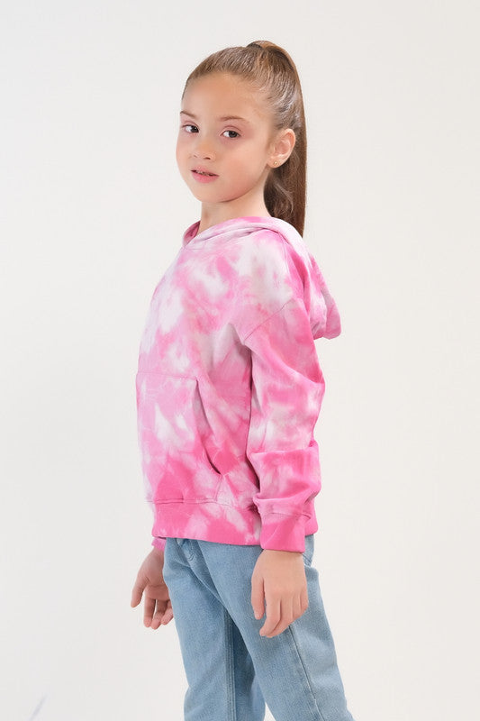 Sprinkles Stitched 1 Piece Winter Shirts Kids Collection'2025-Terry Cloth Graphic Hoodie - Pink