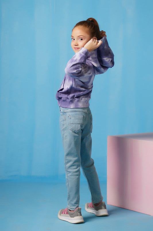 Sprinkles Stitched 1 Piece Winter Shirts Kids Collection'2025-Terry Cloth Zip Up Hoodie - Purple