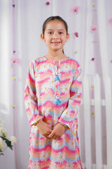 Sprinkles Stitched 2 Piece Summer Luxury Lawn Kids Collection'2025-Floral Splash -  2 Pcs Set - Luxury Lawn