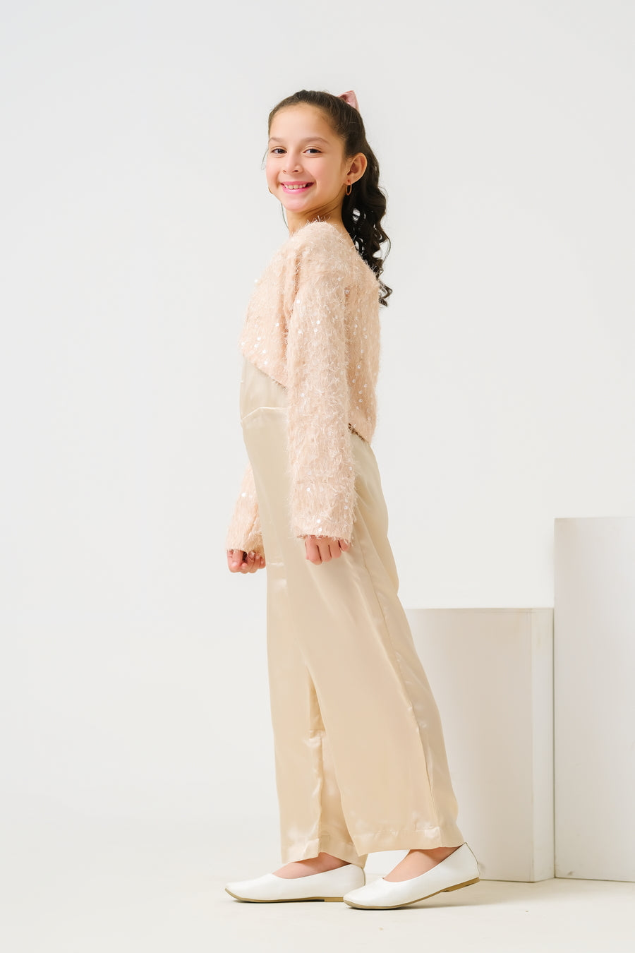 Sprinkles Stitched 2 Piece Formals Jumpsuit Kids Collection'2025-Chic Sparkle Ensemble Jumpsuit with Bolero Jacket