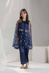 Sprinkles Stitched 2 Piece Formals Jumpsuit Kids Collection'2025-Sitara - 2 pcs Jumpsuit  Long Cape