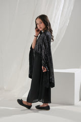 Sprinkles Stitched 2 Piece Formals Festive Kids Collection'2025-Eclipse - 2pcs Long Dress  Poncho