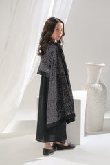 Sprinkles Stitched 2 Piece Formals Festive Kids Collection'2025-Eclipse - 2pcs Long Dress  Poncho