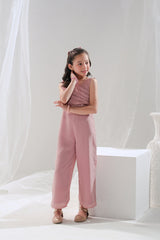 Sprinkles Stitched 1 Piece Formals Jumpsuit Kids Collection'2025-Pearl Glow - Jumpsuit