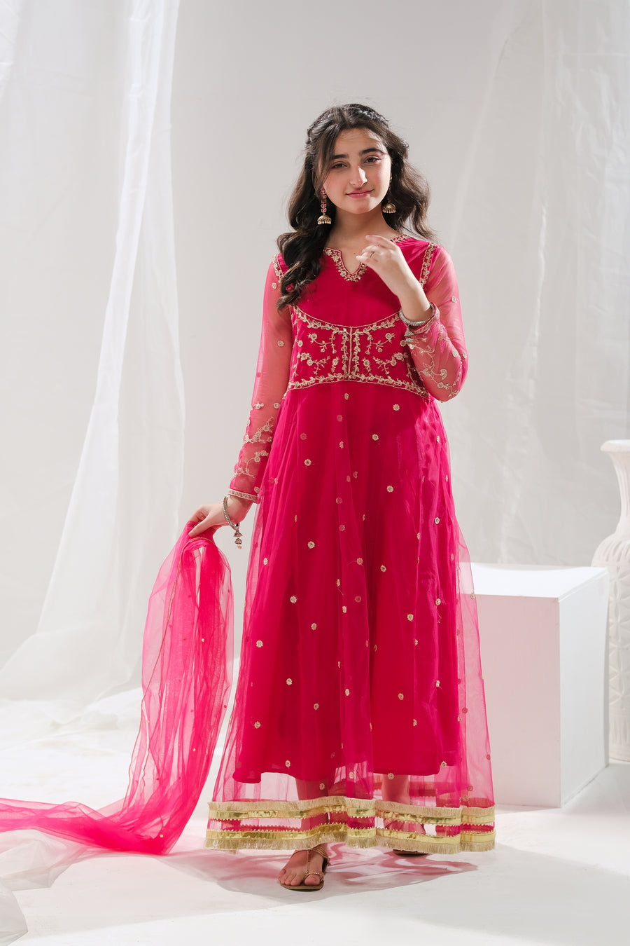 Sprinkles Stitched 2 Piece Formals Festive Kids Collection'2025-Suhana - 2pcs Embroidered Peshwas