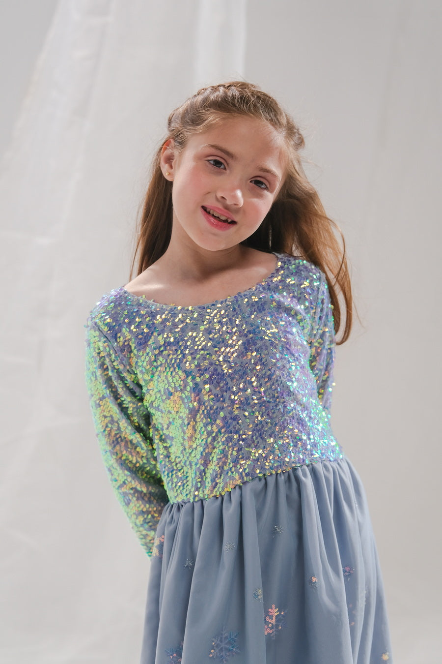 Sprinkles Stitched 1 Piece Formals Festive Kids Collection'2025-Elsa