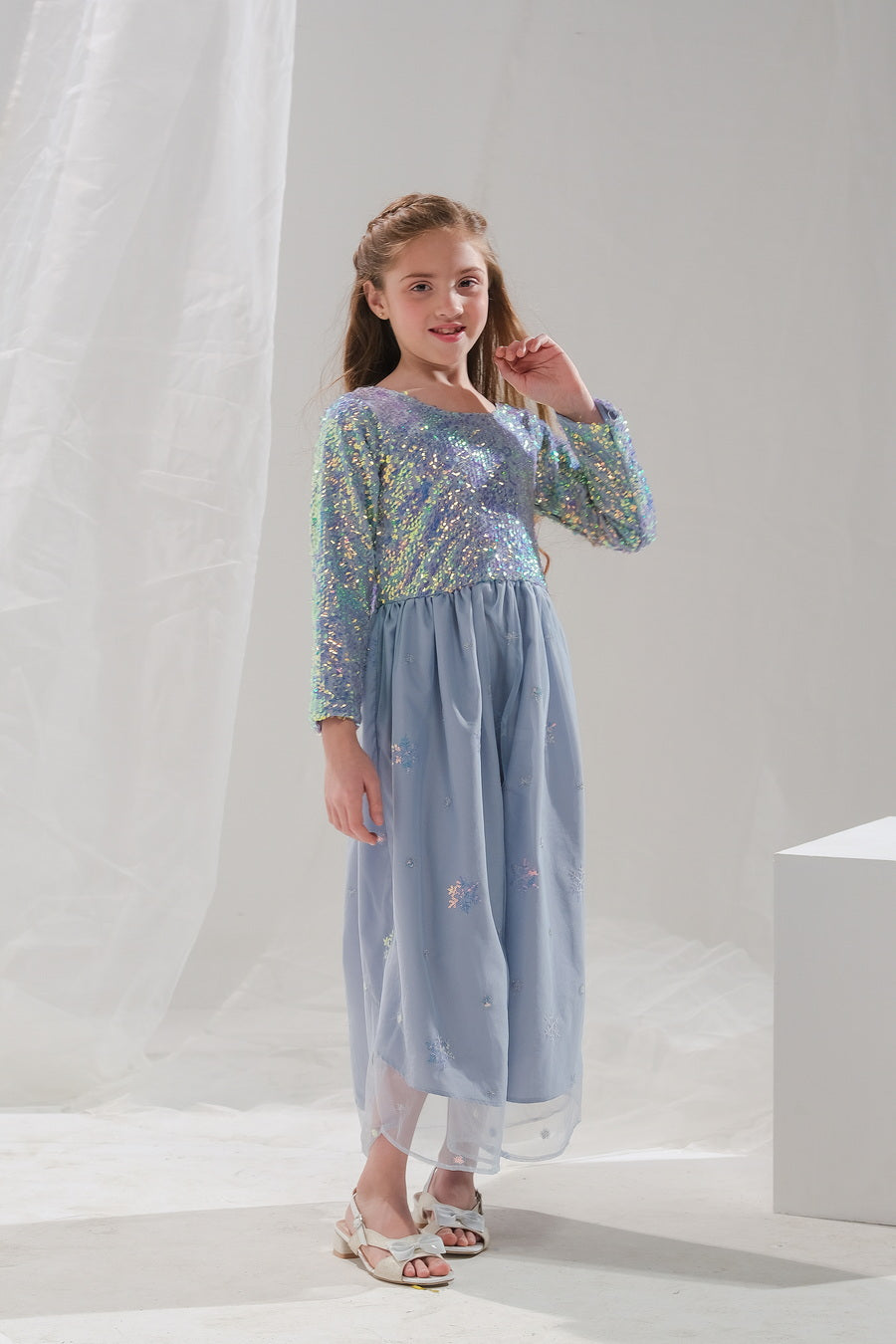 Sprinkles Stitched 1 Piece Formals Festive Kids Collection'2025-Elsa