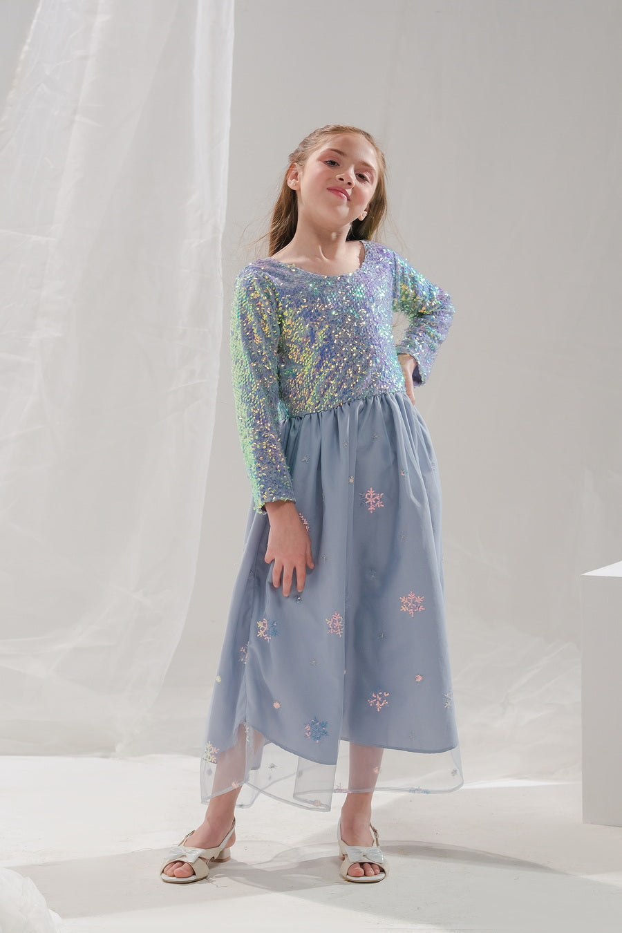 Sprinkles Stitched 1 Piece Formals Festive Kids Collection'2025-Elsa