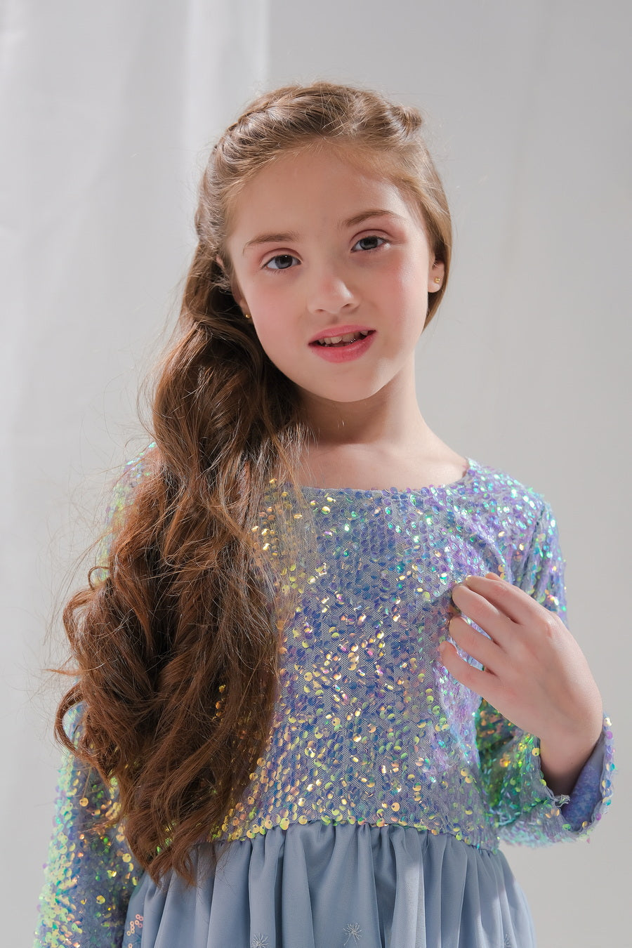 Sprinkles Stitched 1 Piece Formals Festive Kids Collection'2025-Elsa