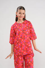 Sprinkles Stitched 2 Piece Summer Co Ord Sets Kids Collection'2025-Cherry Blossom - Co-ord Set