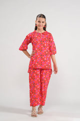 Sprinkles Stitched 2 Piece Summer Co Ord Sets Kids Collection'2025-Cherry Blossom - Co-ord Set