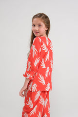 Sprinkles Stitched 2 Piece Summer Co Ord Sets Kids Collection'2025-Coral Whispers - Co-ord Set
