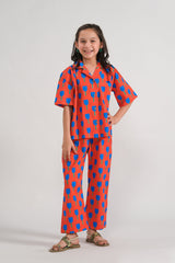 Sprinkles Stitched 2 Piece Summer Co Ord Sets Kids Collection'2025-Tulip Charm - Co-ord Set