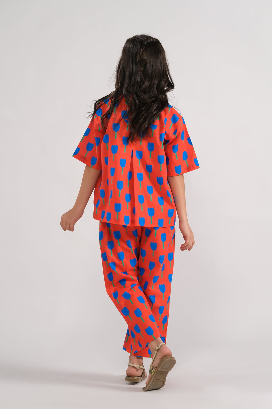 Sprinkles Stitched 2 Piece Summer Co Ord Sets Kids Collection'2025-Tulip Charm - Co-ord Set