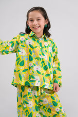Sprinkles Stitched 2 Piece Summer Co Ord Sets Kids Collection'2025-Lemon Lush - Co-ord Set