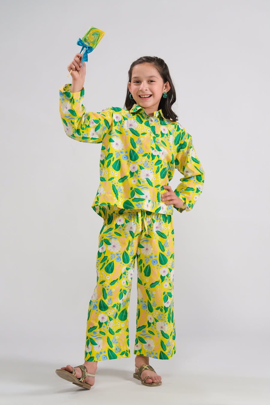 Sprinkles Stitched 2 Piece Summer Co Ord Sets Kids Collection'2025-Lemon Lush - Co-ord Set