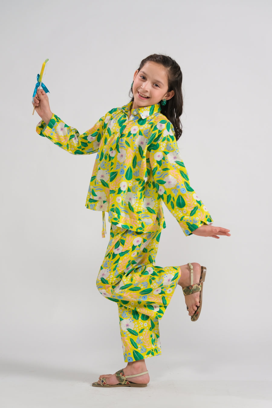 Sprinkles Stitched 2 Piece Summer Co Ord Sets Kids Collection'2025-Lemon Lush - Co-ord Set