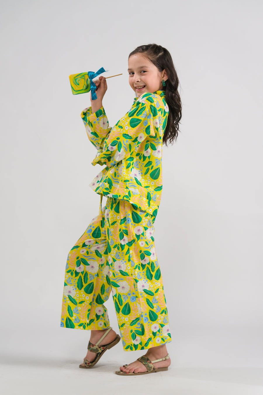 Sprinkles Stitched 2 Piece Summer Co Ord Sets Kids Collection'2025-Lemon Lush - Co-ord Set