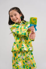 Sprinkles Stitched 2 Piece Summer Co Ord Sets Kids Collection'2025-Lemon Lush - Co-ord Set