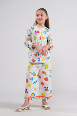 Sprinkles Stitched 2 Piece Summer Co Ord Sets Kids Collection'2025-Blossom Delight - Co-ord Set