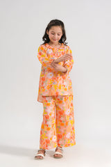 Sprinkles Stitched 2 Piece Summer Co Ord Sets Kids Collection'2025-Sunset Glow - Co-ord Set