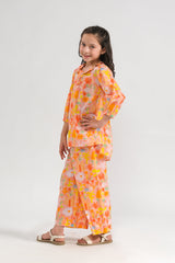 Sprinkles Stitched 2 Piece Summer Co Ord Sets Kids Collection'2025-Sunset Glow - Co-ord Set