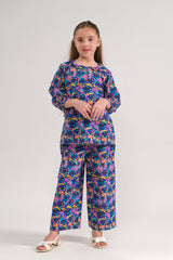 Sprinkles Stitched 2 Piece Summer Co Ord Sets Kids Collection'2025-Twilight Petals - Co-ord Set