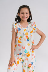 Sprinkles Stitched 2 Piece Summer Co Ord Sets Kids Collection'2025-Seaside Fantasy - Co-ord Set