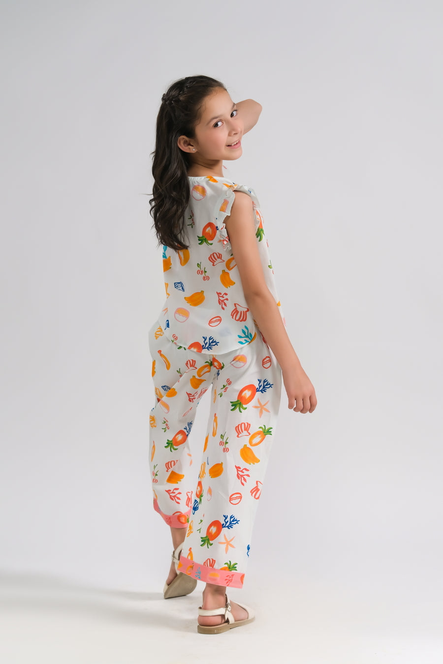 Sprinkles Stitched 2 Piece Summer Co Ord Sets Kids Collection'2025-Seaside Fantasy - Co-ord Set