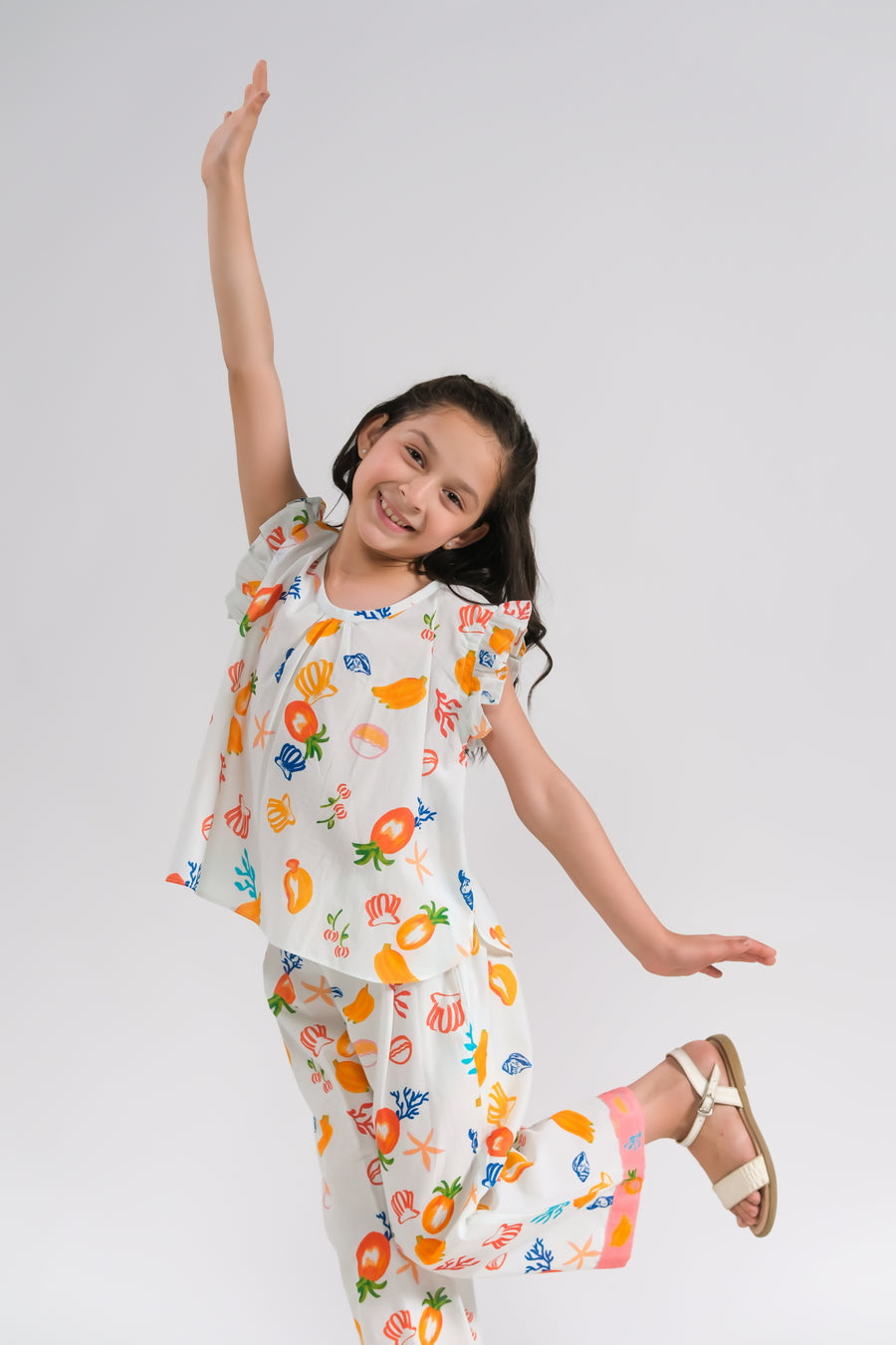 Sprinkles Stitched 2 Piece Summer Co Ord Sets Kids Collection'2025-Seaside Fantasy - Co-ord Set