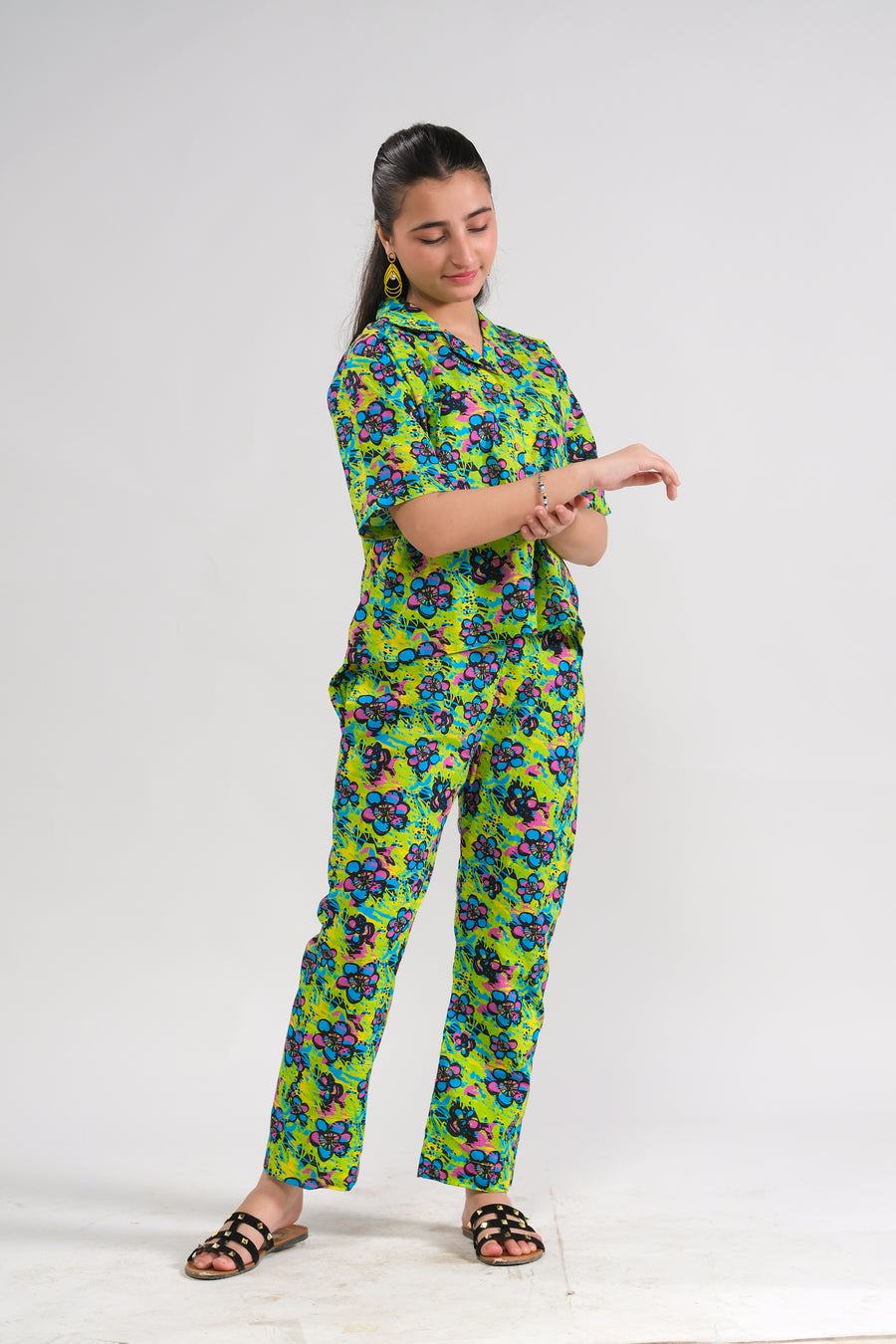 Sprinkles Stitched 2 Piece Summer Co Ord Sets Kids Collection'2025-Neon Paradise - Co-ord Set