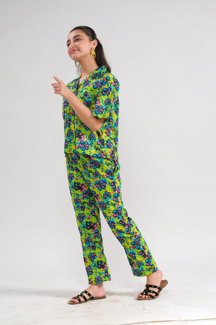Sprinkles Stitched 2 Piece Summer Co Ord Sets Kids Collection'2025-Neon Paradise - Co-ord Set