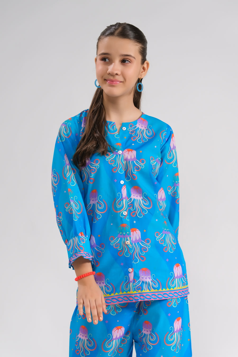 Sprinkles Stitched 2 Piece Summer Co Ord Sets Kids Collection'2025-Oceanic Whimsy- Co-ord Set