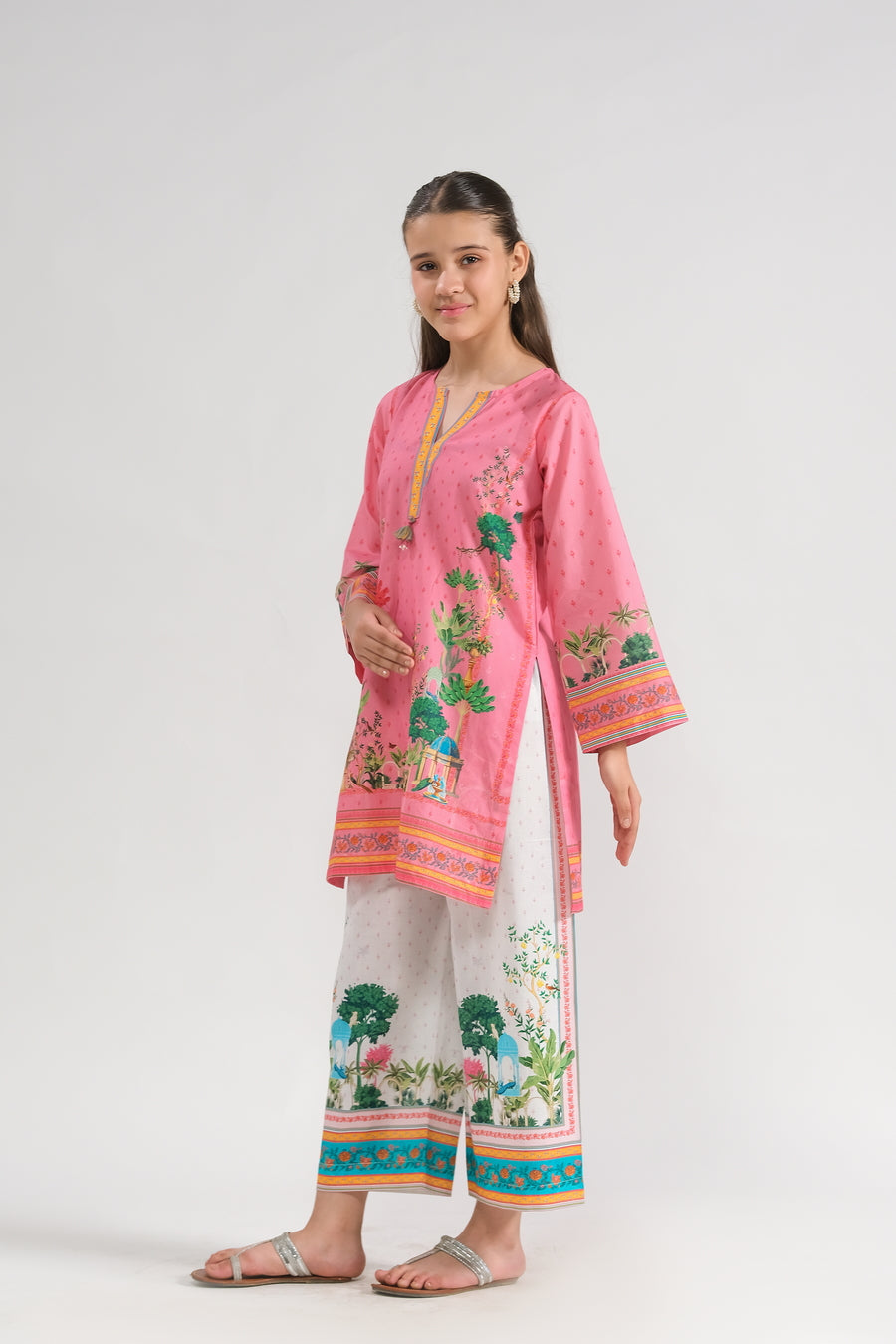Sprinkles Stitched 2 Piece Summer Co Ord Sets Kids Collection'2025-Tropical Charm - 2pcs