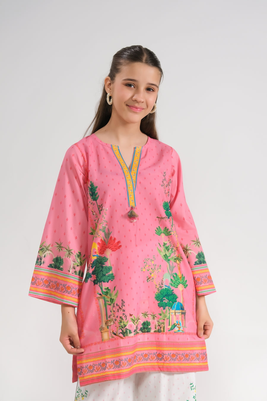 Sprinkles Stitched 2 Piece Summer Co Ord Sets Kids Collection'2025-Tropical Charm - 2pcs