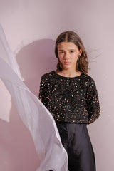Sprinkles Stitched 2 Piece Formals Festive Kids Collection'2025-Gold Pop  - 2pcs