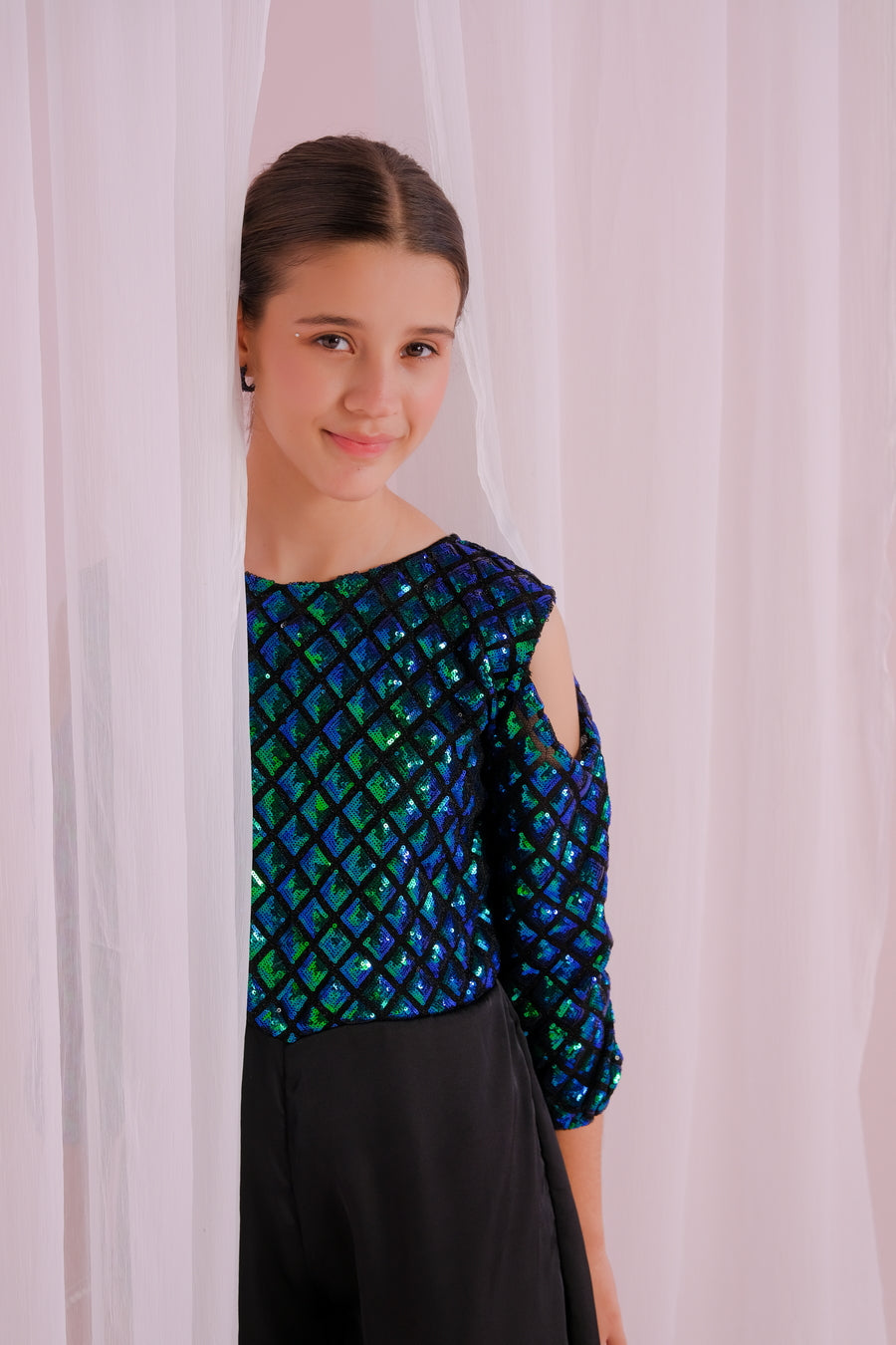 Sprinkles Stitched 1 Piece Formals Jumpsuit Kids Collection'2025-Midnight Gleam Jumpsuit
